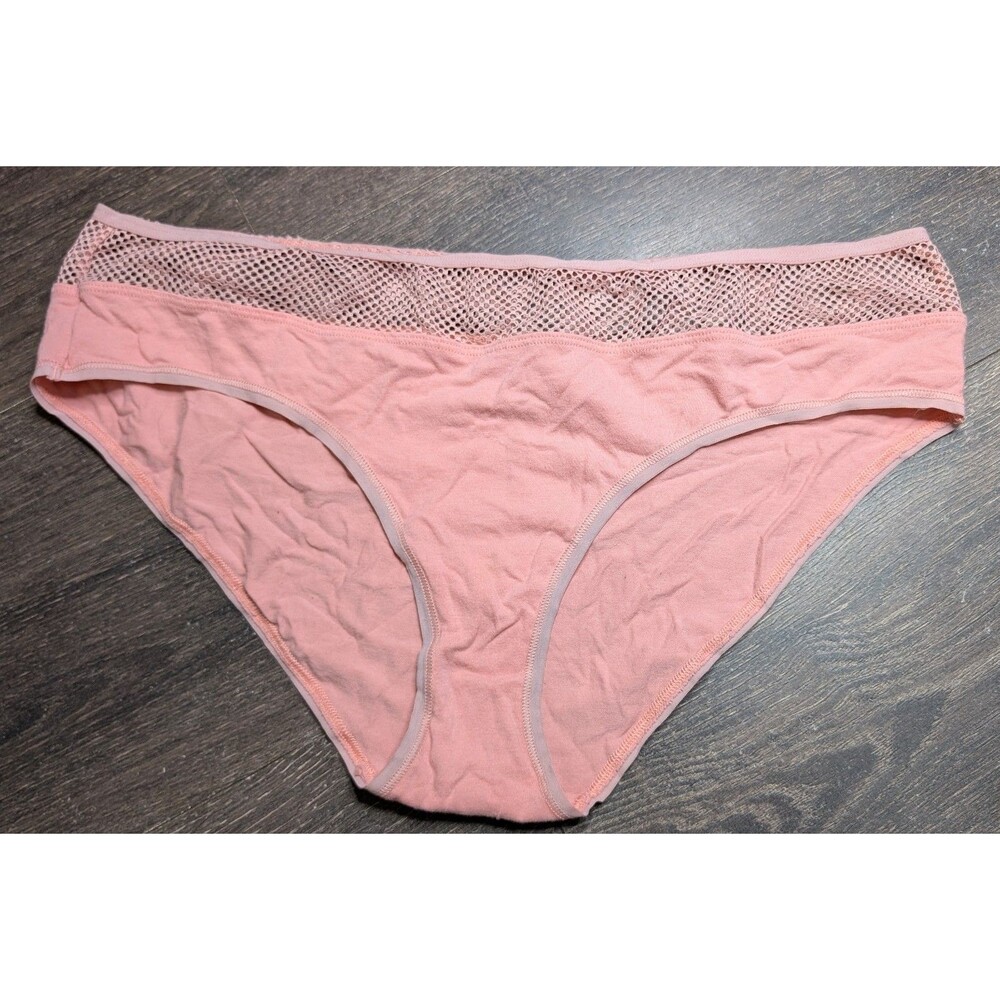 VICTORIA'S SECRET Large Pink NETTED Hipster Panties New without tags (322D)